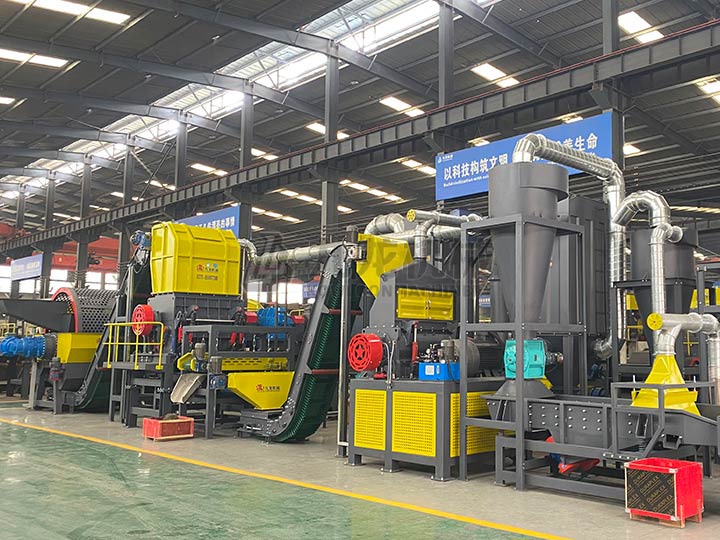 廢舊輪胎回收生產線